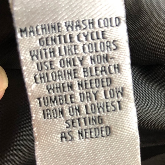 Worthington Black Pinstriped, Two  Button Blazer with collar and front pockets. - Picture 10 of 14